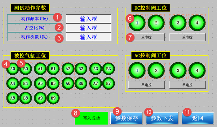 氣動元件壽命檢測台